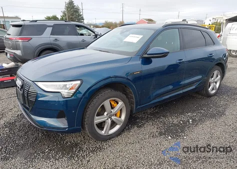 2022 Audi E-Tron Premium Plus Quattro from USA, damaged, VIN WA1LAAGE2NB009158